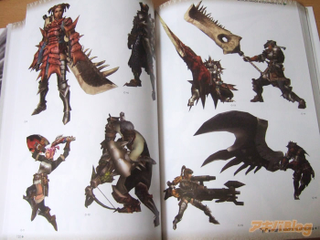 Illustration for article titled Closer Look At Monster Hunter CG Art Book